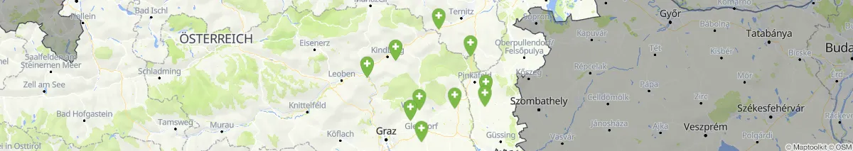 Kartenansicht für Apotheken-Notdienste in der Nähe von Wenigzell (Gemeinde, Steiermark) (137)